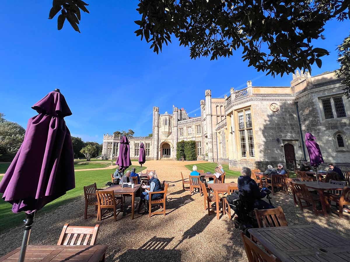The Tearooms and cafe at Highcliffe Castle