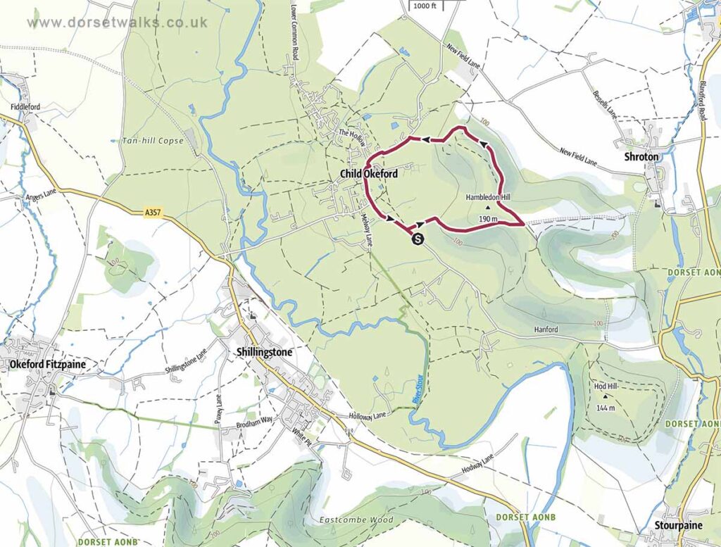 Hambledon Hill Walk