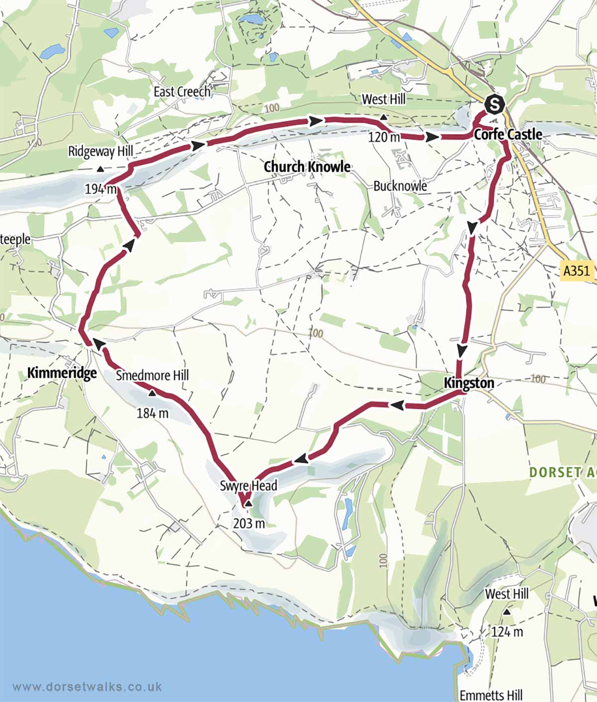 The Best Corfe Castle Walks Dorset Walks