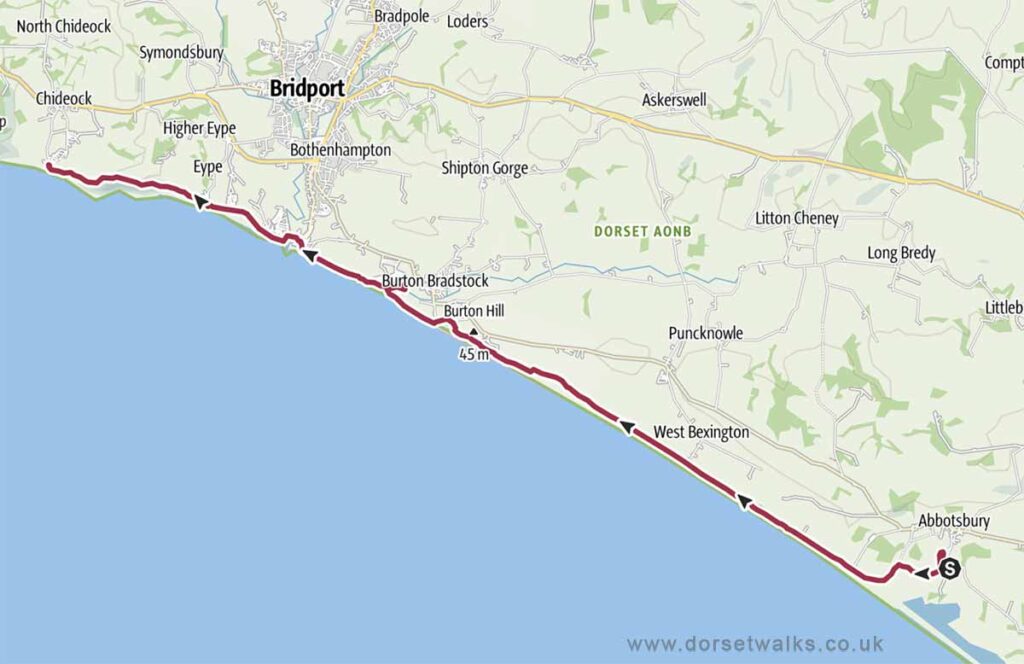 Abbotsbury to Seatown SWCP Walk 12.3 miles one-way