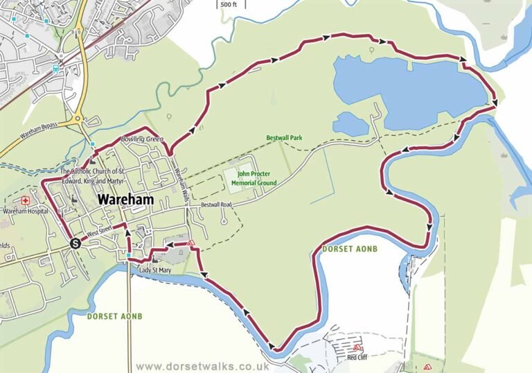 Wareham Rally Stage Map Wareham Walks - Dorset Walks