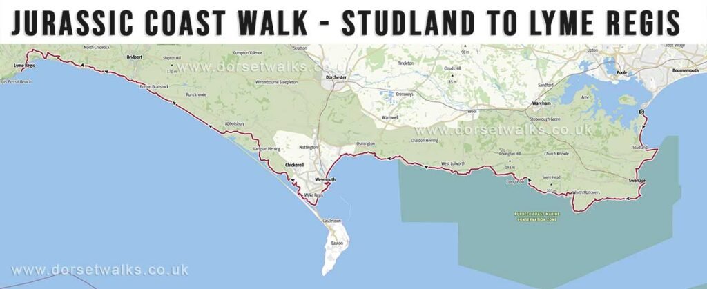 The Jurassic Coast Walk - Sandbanks Ferry (Studland) to Lyme Regis